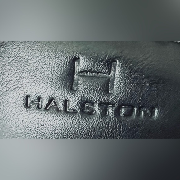 Halston Heritage Black Rio Chelsea Heeled Boots Size 6.5 - Picture 9 of 9